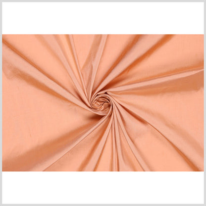 Dark Peach Solid Shantung/Dupioni - Full