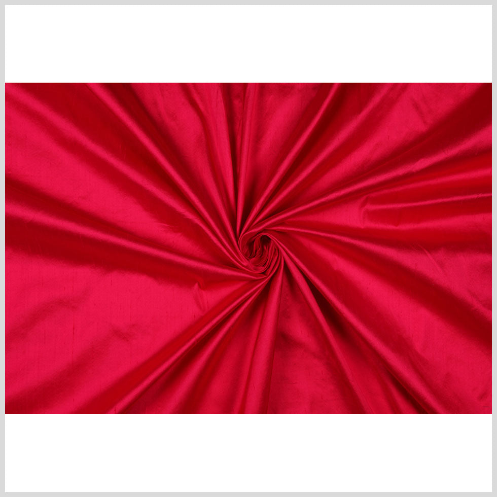 Cranberry Solid Shantung/Dupioni - Full