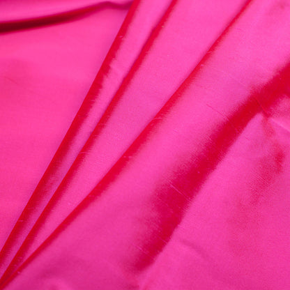 Silk Shantung - Dark Fuchsia - Shantung Collection Folded