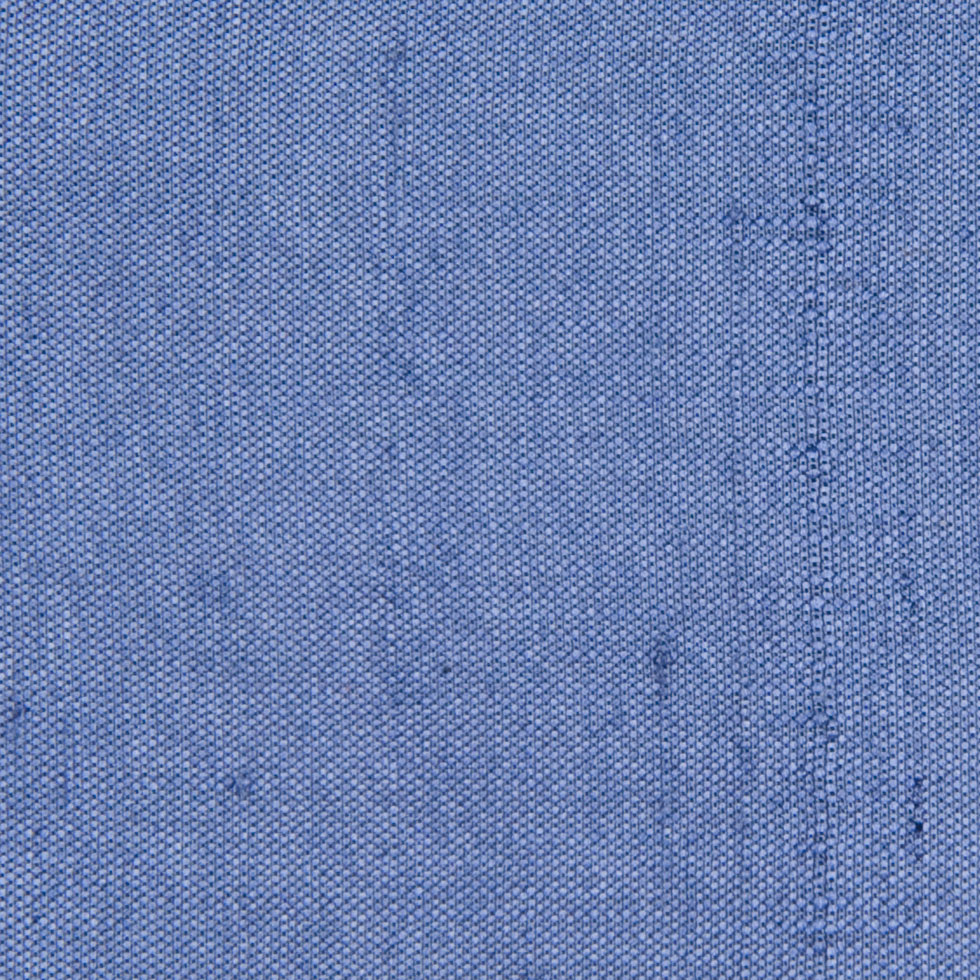 Sparta Blue Solid Shantung/Dupioni - Detail
