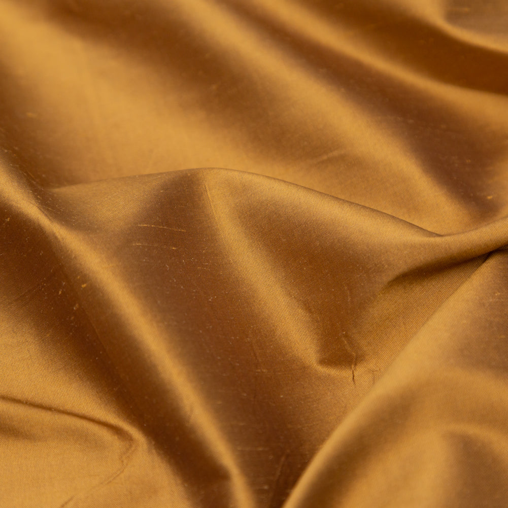 Silk Shantung - Amber Gold - Shantung Collection Detail