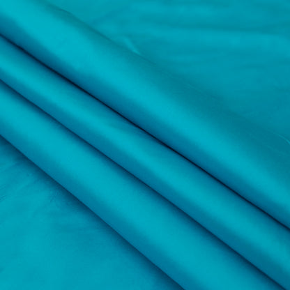 Silk Shantung - Scuba Blue - Shantung Collection Folded