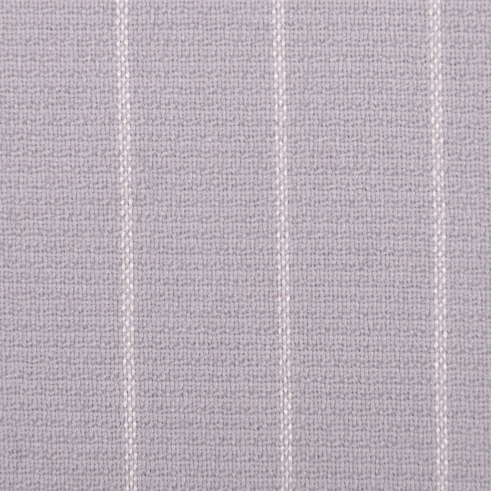 Famous Designer Italian Cool Gray Rayon-Wool Woven Pique Detail