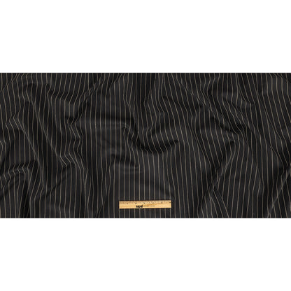 Ralph Lauren Super 110 Striped Wool Suiting Folded