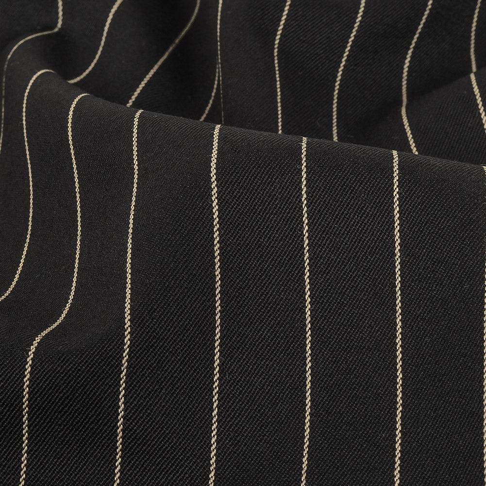 Ralph Lauren Super 110 Striped Wool Suiting Full