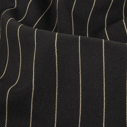 Ralph Lauren Super 110 Striped Wool Suiting Full