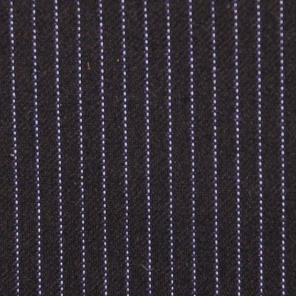 Black-Brown/Purple/White Striped Suiting Detail