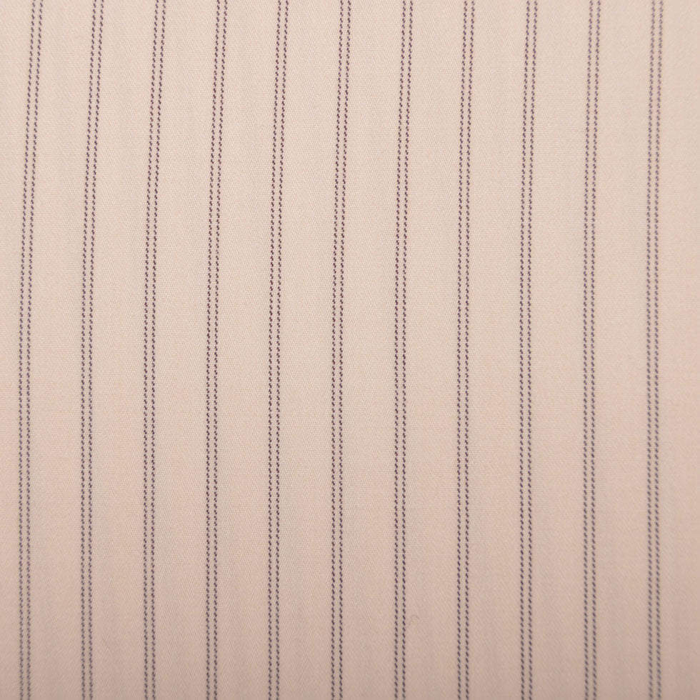 Cream/Black Striped Suiting