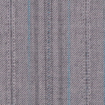 Light Gray/Sky Blue Striped Suiting Detail