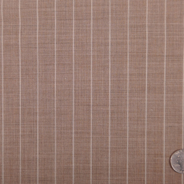 Beige/Ivory Striped Suiting