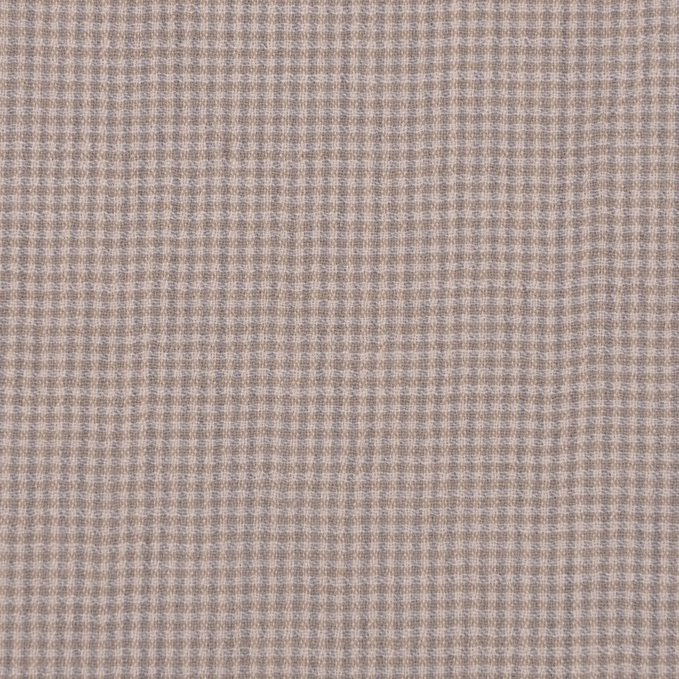 Italian Khaki/Off-White Wool Suiting