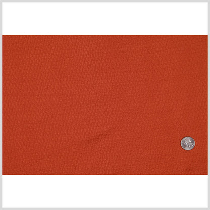 Carolina Herrera Burnt Orange Silk/Wool Woven Full