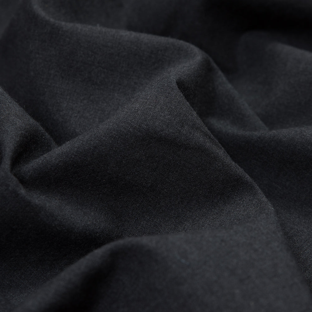 Donna Karan Meteorite Gray Solid Double Cloth Detail