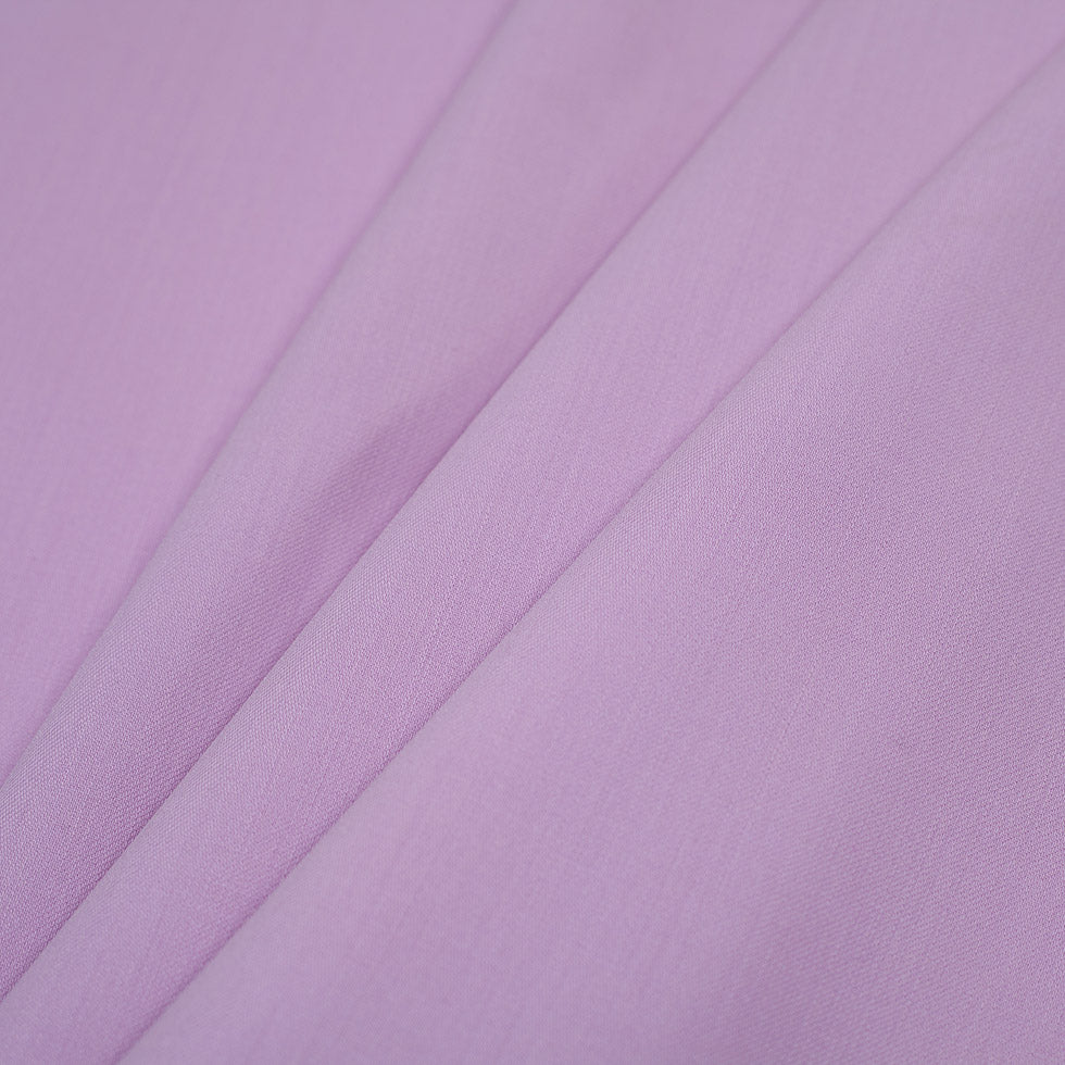 Oscar de la Renta Pastel Purple Stretch Wool Double Cloth Detail