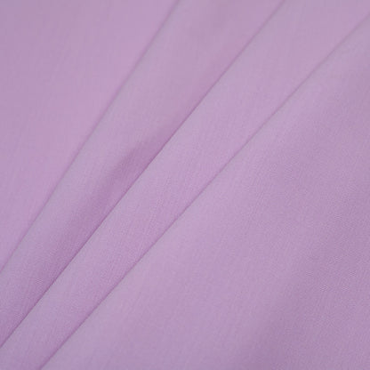 Oscar de la Renta Pastel Purple Stretch Wool Double Cloth Detail