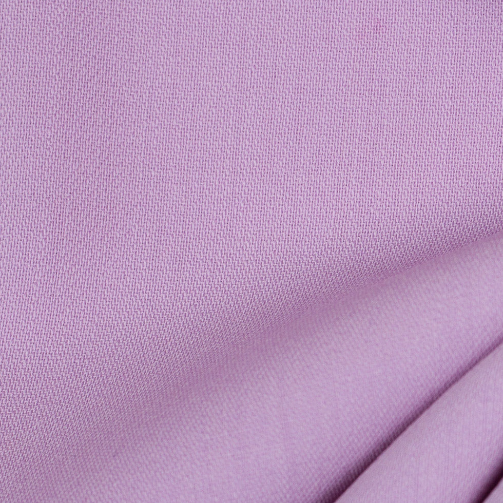 Oscar de la Renta Pastel Purple Stretch Wool Double Cloth Full