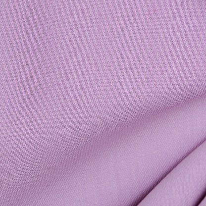 Oscar de la Renta Pastel Purple Stretch Wool Double Cloth Full