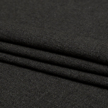 Donna Karan Italian Olive Herringbone Stretch Brushed Wool Woven Folded