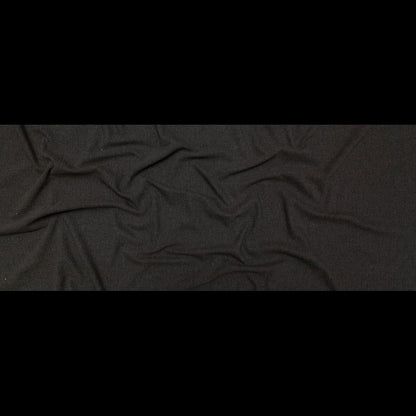 Donna Karan Italian Olive Herringbone Stretch Brushed Wool Woven Full