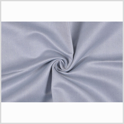 Baby Blue/White Solid Silk/Wool Full