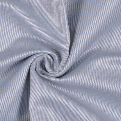 Baby Blue/White Solid Silk/Wool