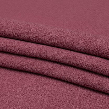 Italian Liz Berry Creped Stretch Wool Double Cloth Folded