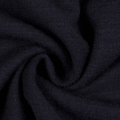 Donna Karan Navy Plush Woven Detail