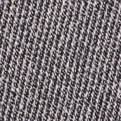 Italian Black, White and December Sky Heathered Wool Twill Detail