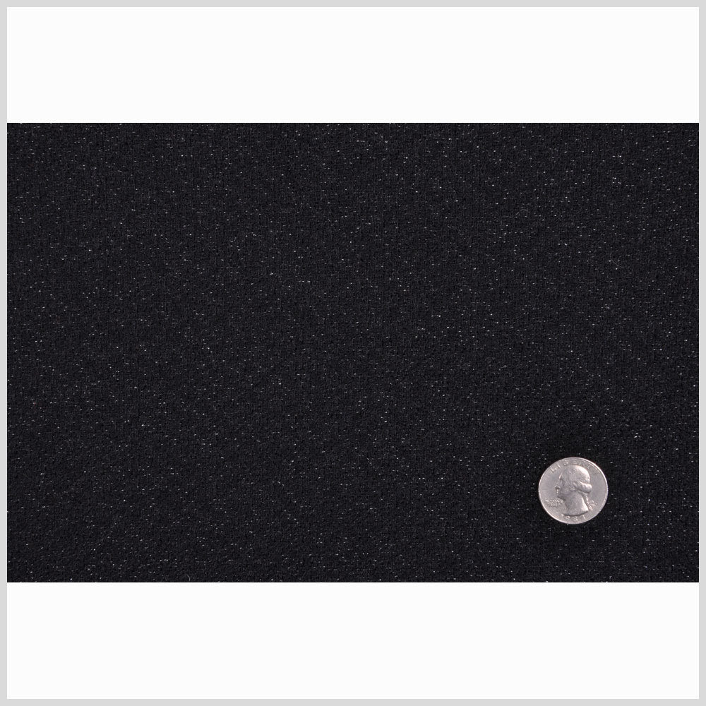Black Solid Woven Full