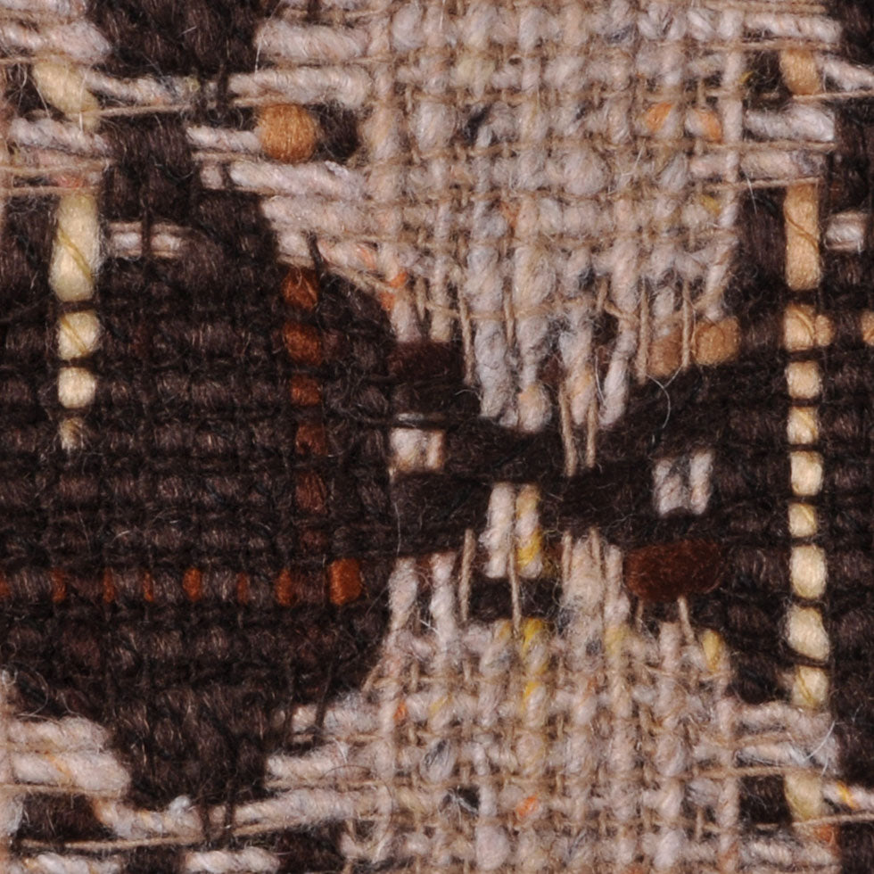 Neutral Brown Wool Coating Detail