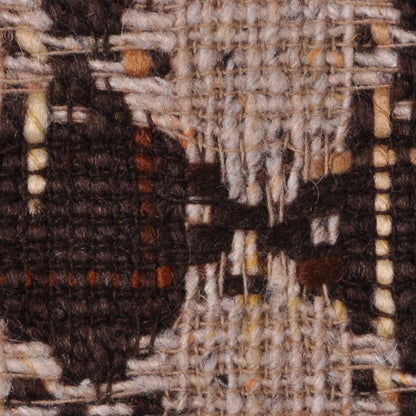 Neutral Brown Wool Coating Detail