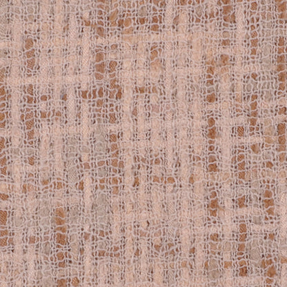 Famous NYC Designer Beige/Tan Solid Woven Detail