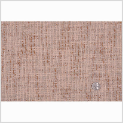 Famous NYC Designer Beige/Tan Solid Woven Full
