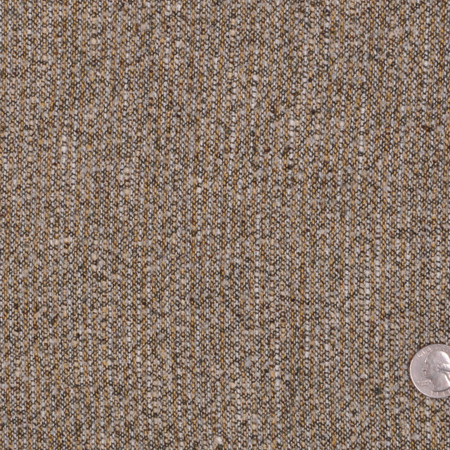 Italian Oscar de la Renta Moss/Chocolate/Off-White Wool Boucle