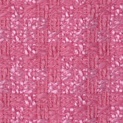 Bubblegum Pink Wool-Blend Woven Detail