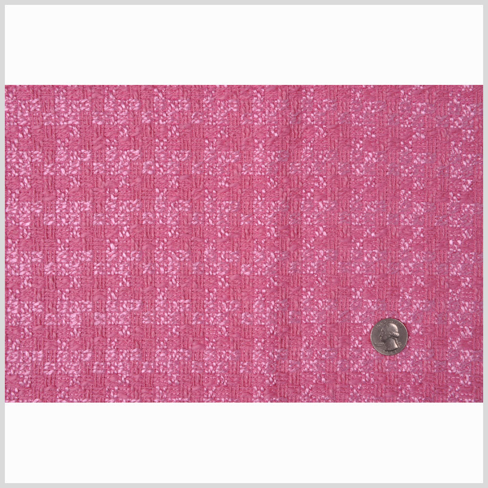 Bubblegum Pink Wool-Blend Woven Full