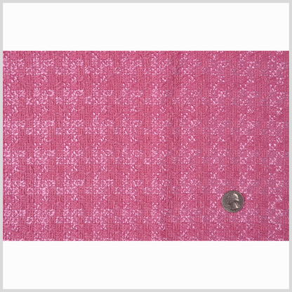 Bubblegum Pink Wool-Blend Woven Full