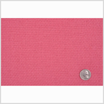 Italian Bubblegum Basket Woven Wool Coating Full