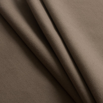 Famous NYC Designer Italian Moss Green and Beige Laminated Alpaca Wool Coating Folded