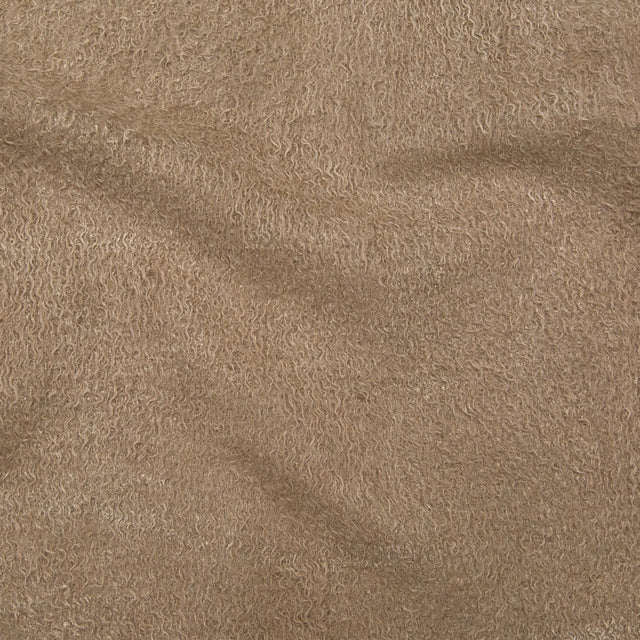 Novelty Black Olive Heavyweight Wool Coating with Golden Egg Laminate