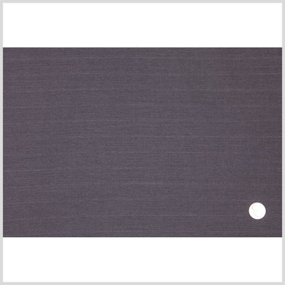 Italian Gray Striated Herringbone Stretch Wool Suiting