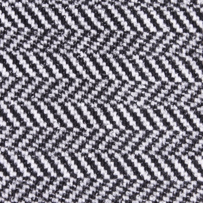 Black/White Herringbone Boucle Detail