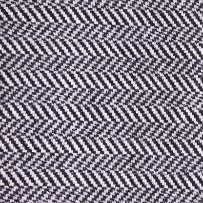 Black/White Herringbone Boucle