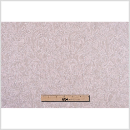 Metallic Gold/Peach/Beige Soft Wool Brocade Full