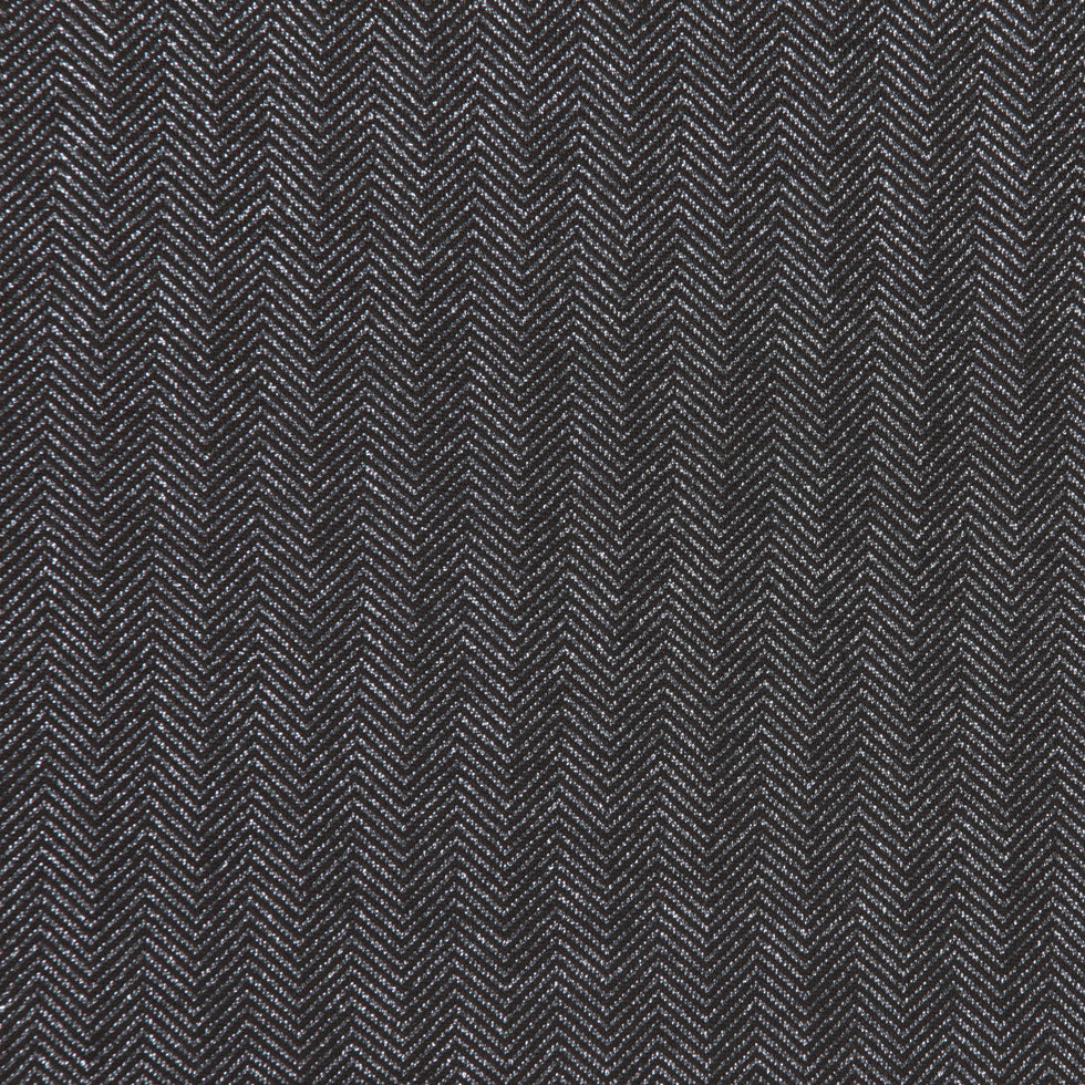 Italian Metallic Silver and Delicioso Herringbone Blended Wool Knit