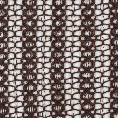 Brown Wool Blended Novelty Knit