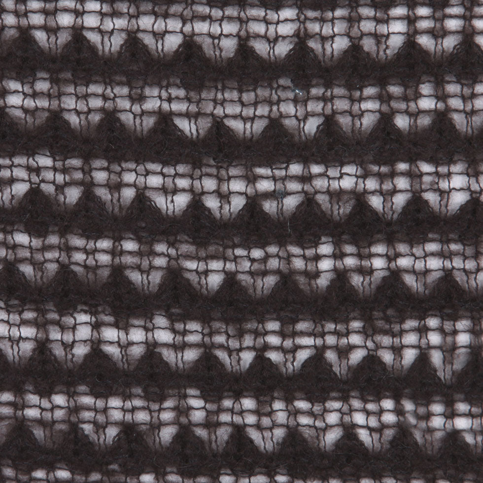 Brownie Mohair Blended Novelty Knit Detail