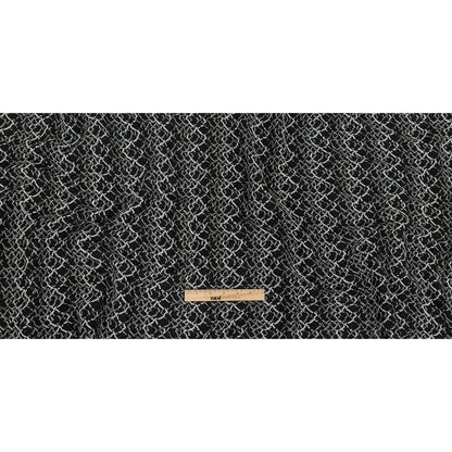 Black/Gray Solid Knits Full