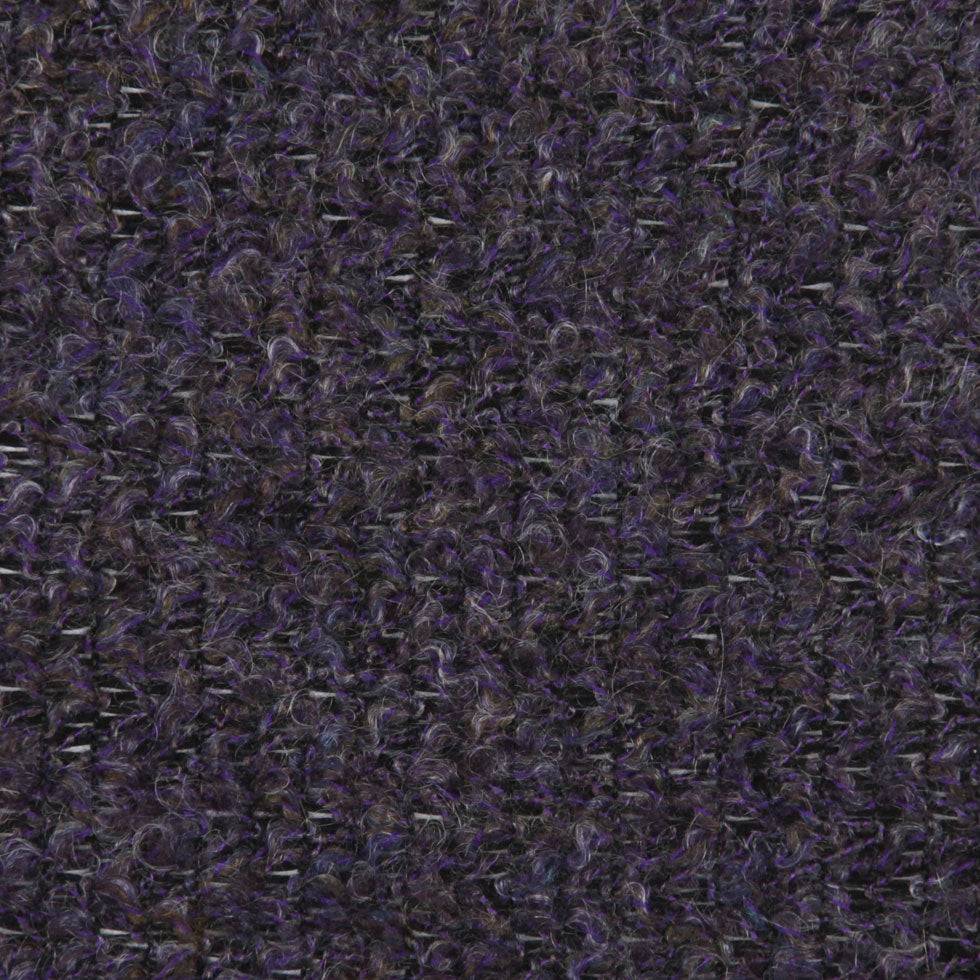Nightshade, Black Onyx and Deep Well Boucled Wool Knit Detail