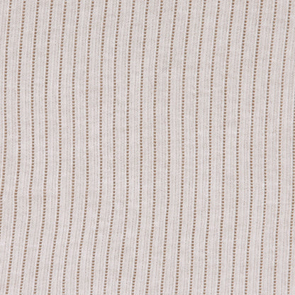 Off-White Striped Wool-Rayon Knit Detail